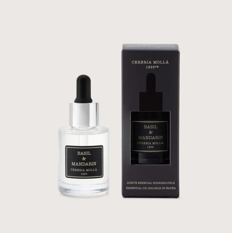 Aceite perfumado Cerería Mollá Basil & Mandarin (30 ml)