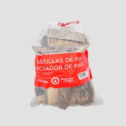Astillas de pino para inciar fuego