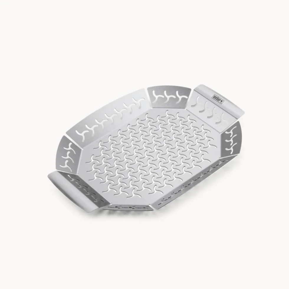 Bandeja para asar Premium Weber® de acero inoxidable