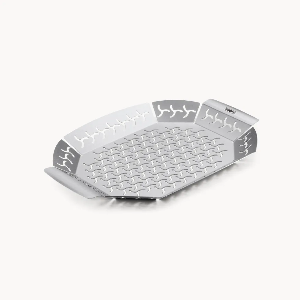 Bandeja para asar Premium Weber® de acero inoxidable