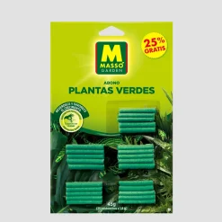 Bastoncitos fertilizantes plantas verdes masso