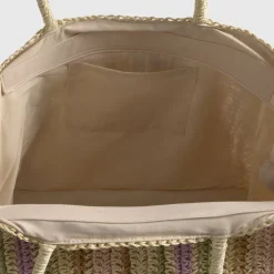 Bolsa de playa efecto rafia Rasqi