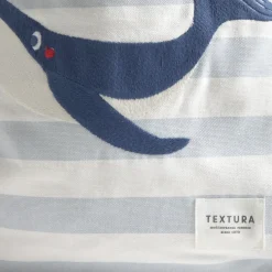 Bolsa mochila de algodón con ballena Sulu