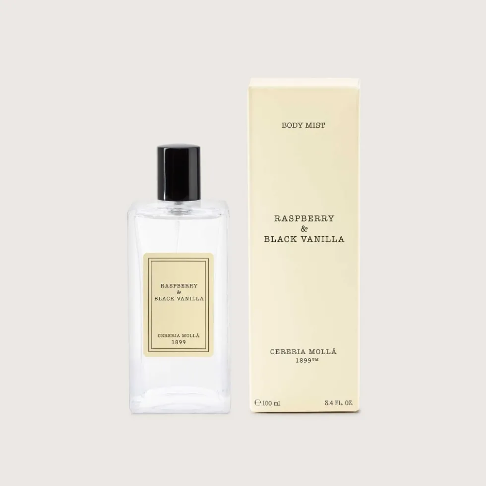 Bruma corporal perfumada Cerería Mollá Raspberry & Black Vanilla (100 ml)