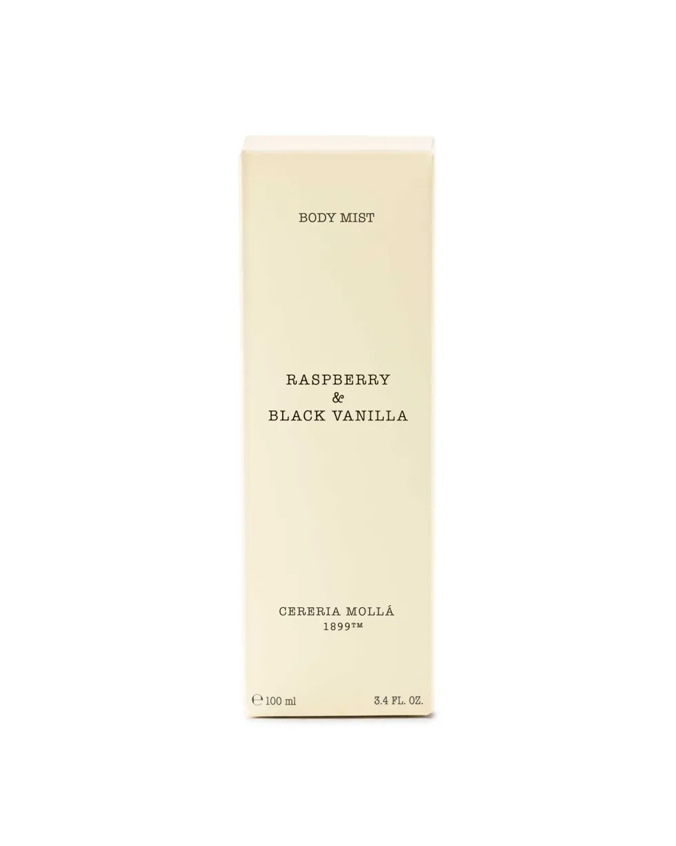 Bruma corporal perfumada Cerería Mollá Raspberry & Black Vanilla (100 ml)
