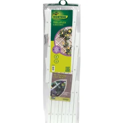 Celosia de PVC extensible Nortene TRELLIFLEX blanco