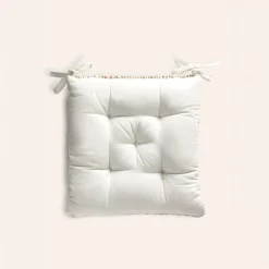 Cojín de silla de yute y algodón West