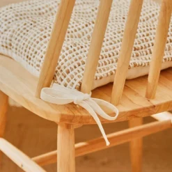 Cojín de silla de yute y algodón West