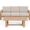 Conjunto de jardín Bizzotto BALTIC de aluminio natural/beige