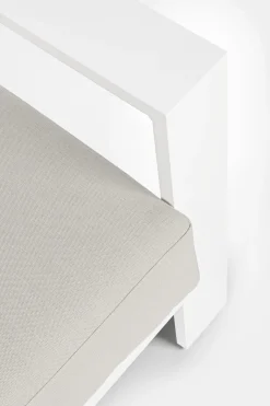 Conjunto de jardín Bizzotto BALTIC de aluminio blanco/gris claro