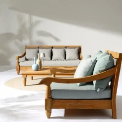 Conjunto de jardín Bizzotto BALI de teca beige