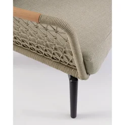 Conjunto de jardín Bizzotto EULERO de teca antracita
