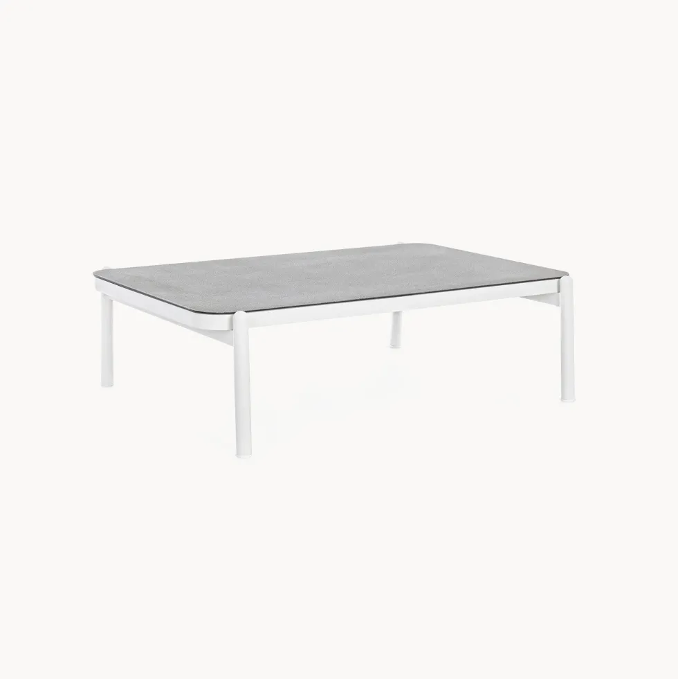 Conjunto de jardín Bizzotto FLORENCIA de aluminio blanco
