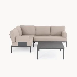 Conjunto de jardín Bizzotto GERALD de aluminio antracita