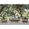Conjunto de jardín Bizzotto THESEUS 4 piezas madera natural/beige