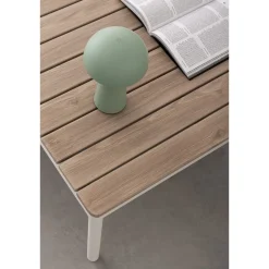 Conjunto de jardín Bizzotto ULISES 4 piezas madera natural/beige/blanco