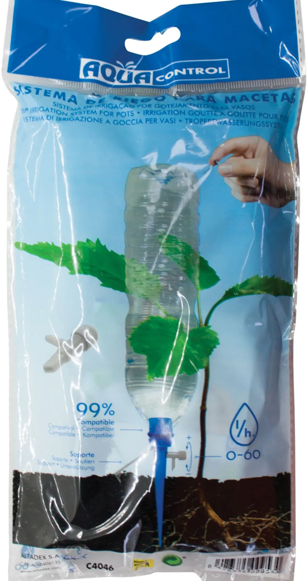 Cono de riego para botellas Aqua Control (pack 6 unidades)