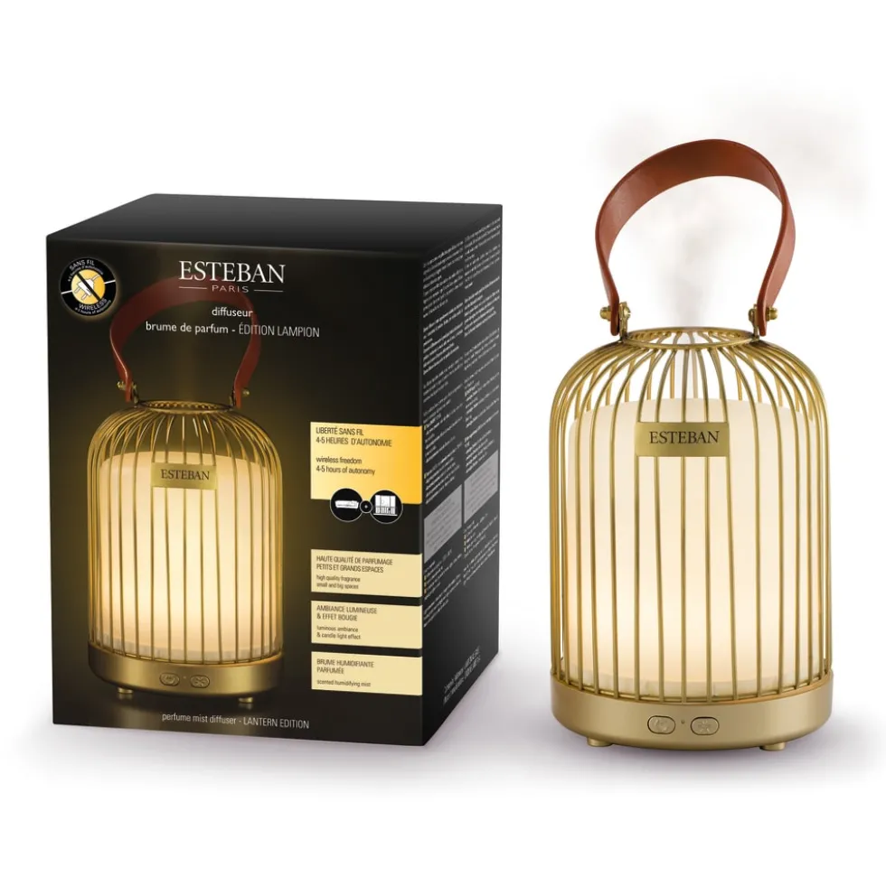 Difusor de aromas eléctrico Esteban Lantern Edition dorada