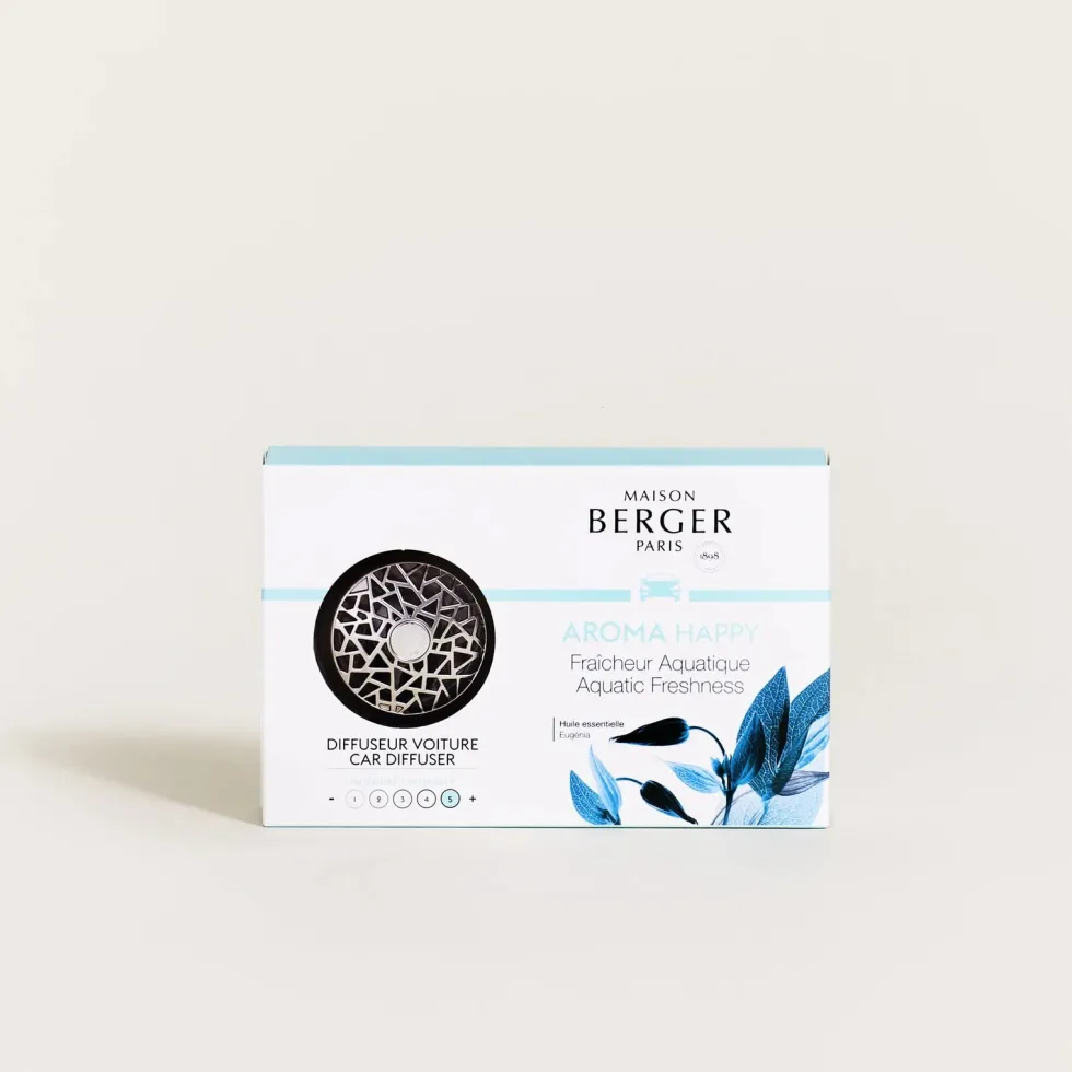 Difusor de aromas para coche Berger Happy - Aroma Happy Aquatic Freshness