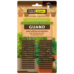 Fertilizante clavos de guano Bioflower 30 uds