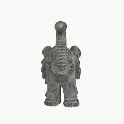 Figura de jardín elefante oriental en negro