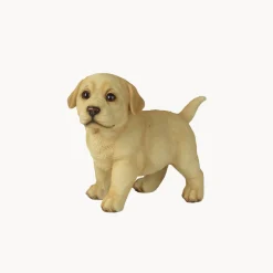 Figura de jardín perro levantado
