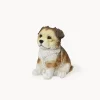 Figura de jardín perro sentado