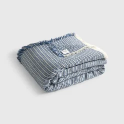 Foulard jacquard de fibras recicladas Nide