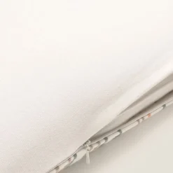 Funda de cojín de algodón con bordado floral Lita