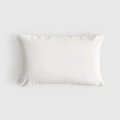 Funda de cojín de algodón con rayas bordadas Direc