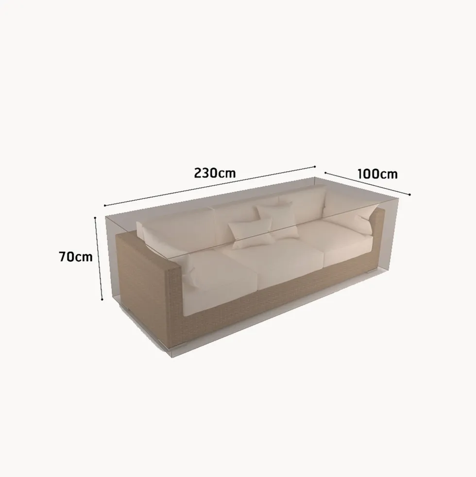 Funda Protectora para Sofá de 3 plazas 230x100x70 cm