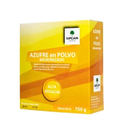 Fungicida Azufre para Espolvoreo Concentrado 750gr Ecológico Sipcam