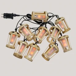 Guirnalda Decorativa con Efecto Llama para Exterior Hiama New Garden (Cable)