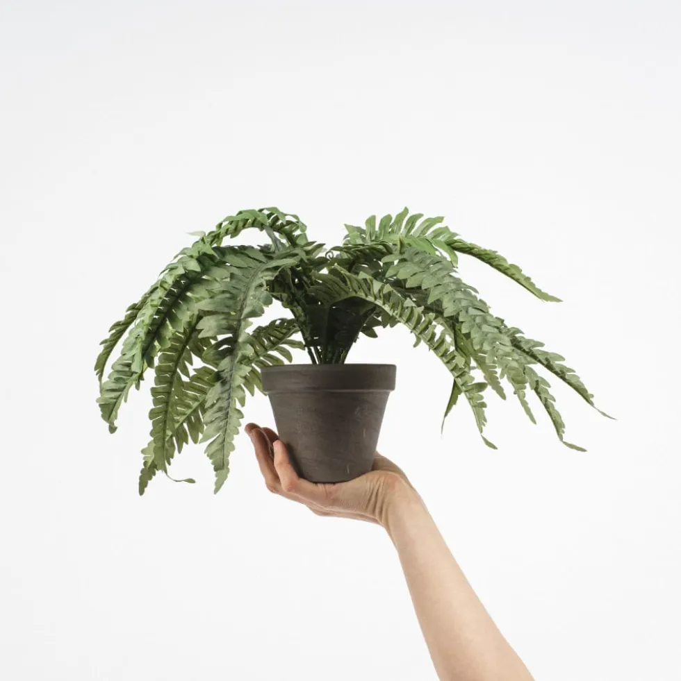 Helecho artificial con maceta - 35cm