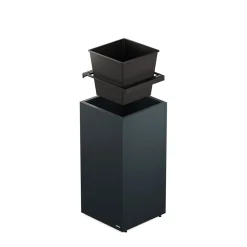 Herstera Metal Planter - Autorriego (bandeja)
