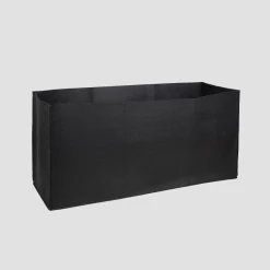 Herstera Metal Planter - Bolsa de fieltro negra