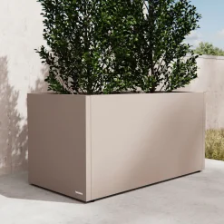 Herstera Metal Planter - Jardinera METAL PLANTER 50 taupe oscuro