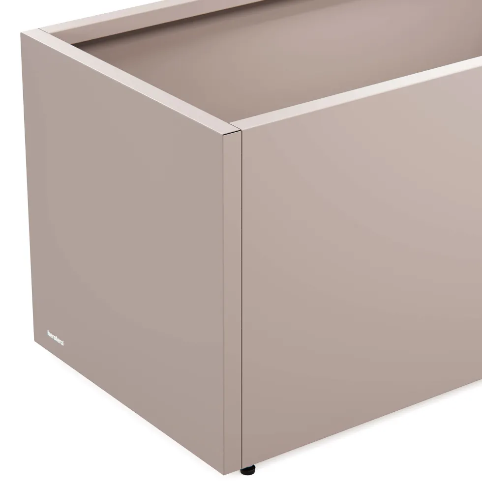 Herstera Metal Planter - Jardinera METAL PLANTER 50 taupe oscuro