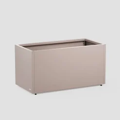 Herstera Metal Planter - Jardinera METAL PLANTER 50 taupe oscuro