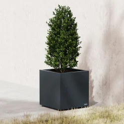 Herstera Metal Planter - Jardinera CUBE antracita