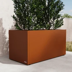 Herstera Metal Planter - Jardinera METAL PLANTER 50 antique rust