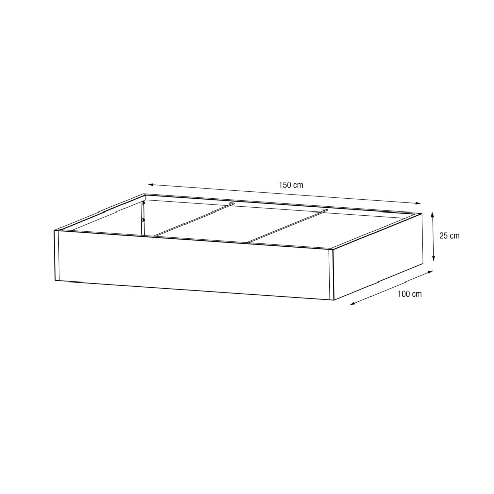 Herstera Metal Planter - Jardinera EDGE antracita