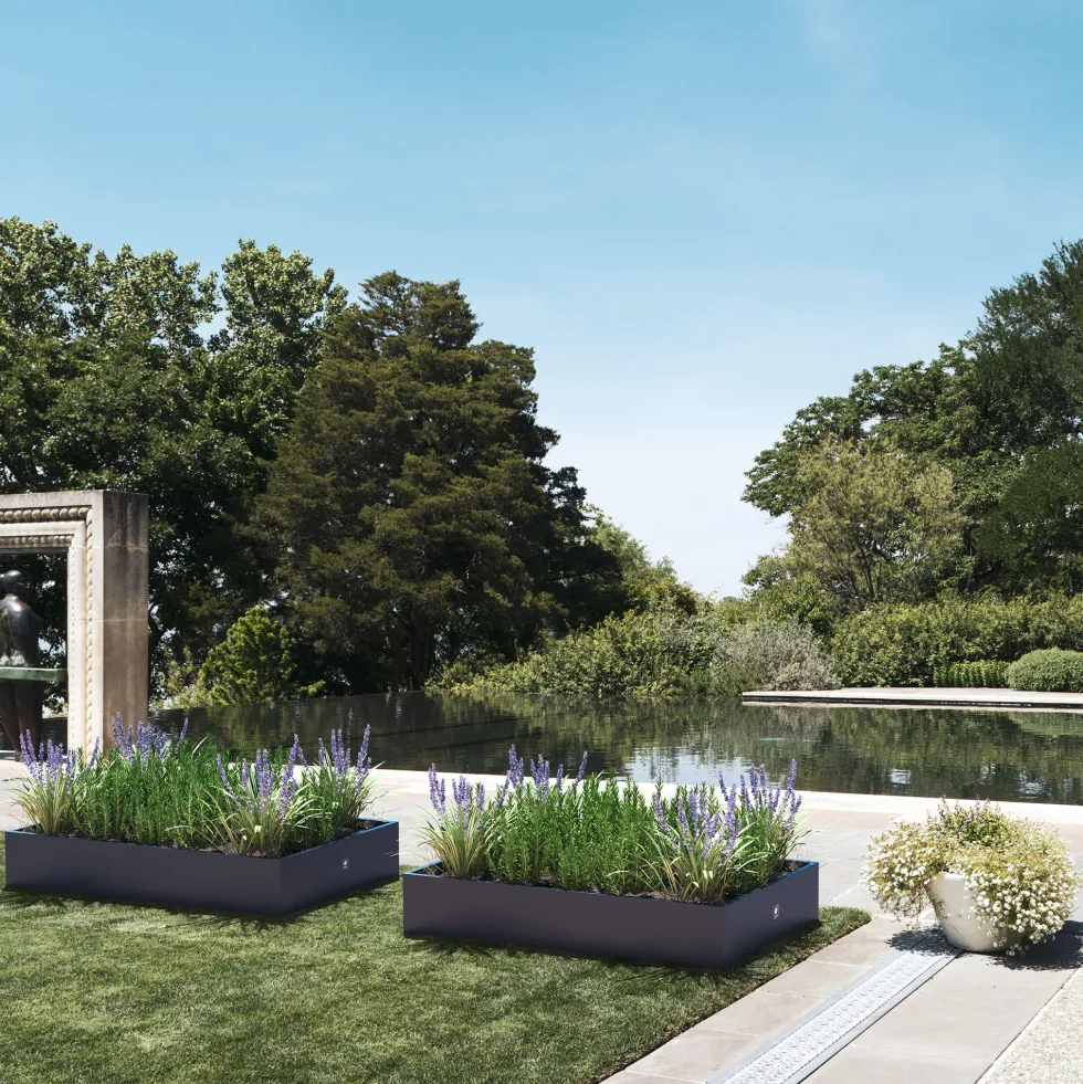 Herstera Metal Planter - Jardinera EDGE antracita