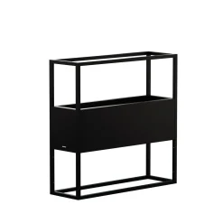 Herstera Metal Planter - Jardinera HUB negro