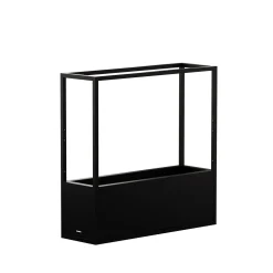 Herstera Metal Planter - Jardinera HUB negro