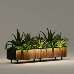 Herstera Metal y Deco Planter - Patas metálicas para jardineras Xic