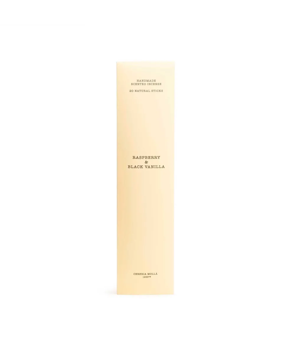 Incienso Cerería Mollá Raspberry & Black Vanilla (20 varillas)