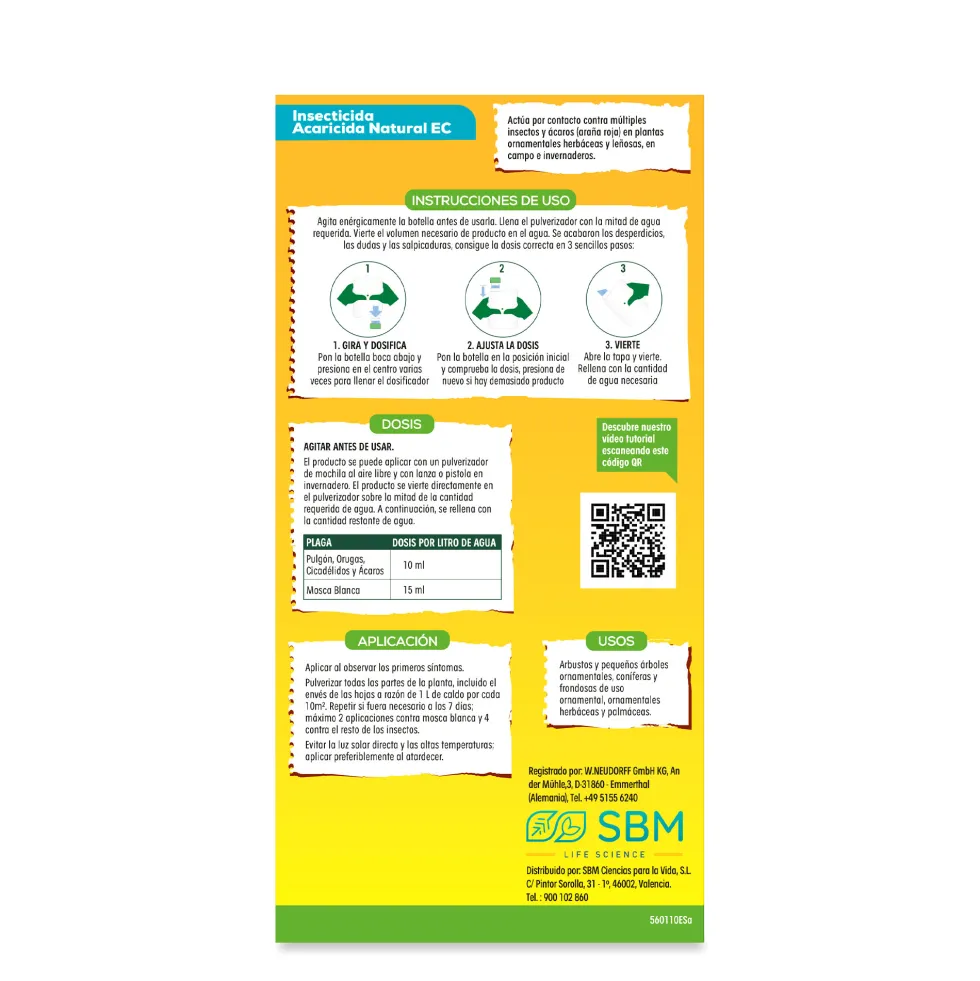 Insecticida-Acaricida natural EC Solabiol 250ml