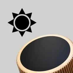 Lámpara de Pie Solar Recargable Okinawa New Garden