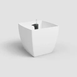 Maceta de autorriego Artevasi blanco mate Siena